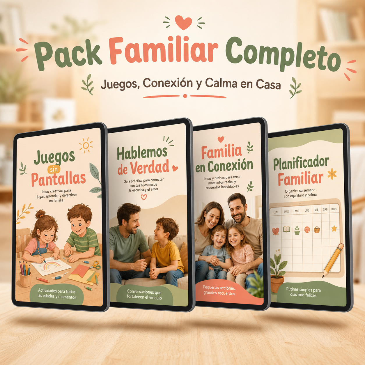 Pack Familiar Completo: Juegos, Conexión y Calma en Casa